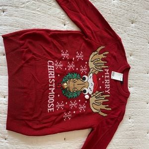 Merry Christmoose Funny Christmas Sweater